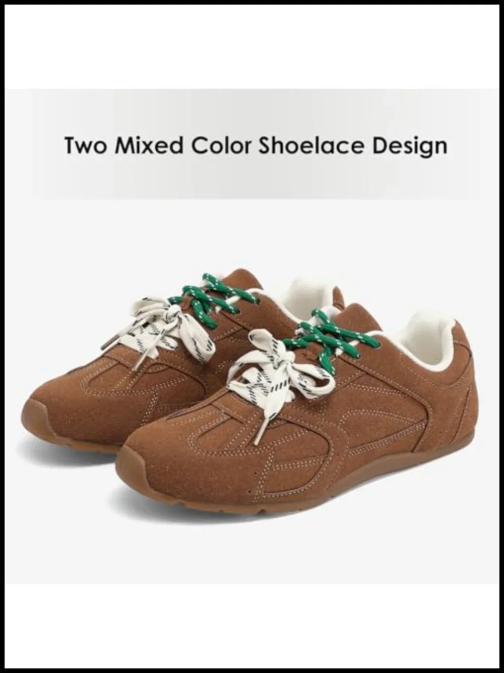 Retro Lace Up Sneakers - Lightweight Non Slip Walking Shoes Barefoot Trainers